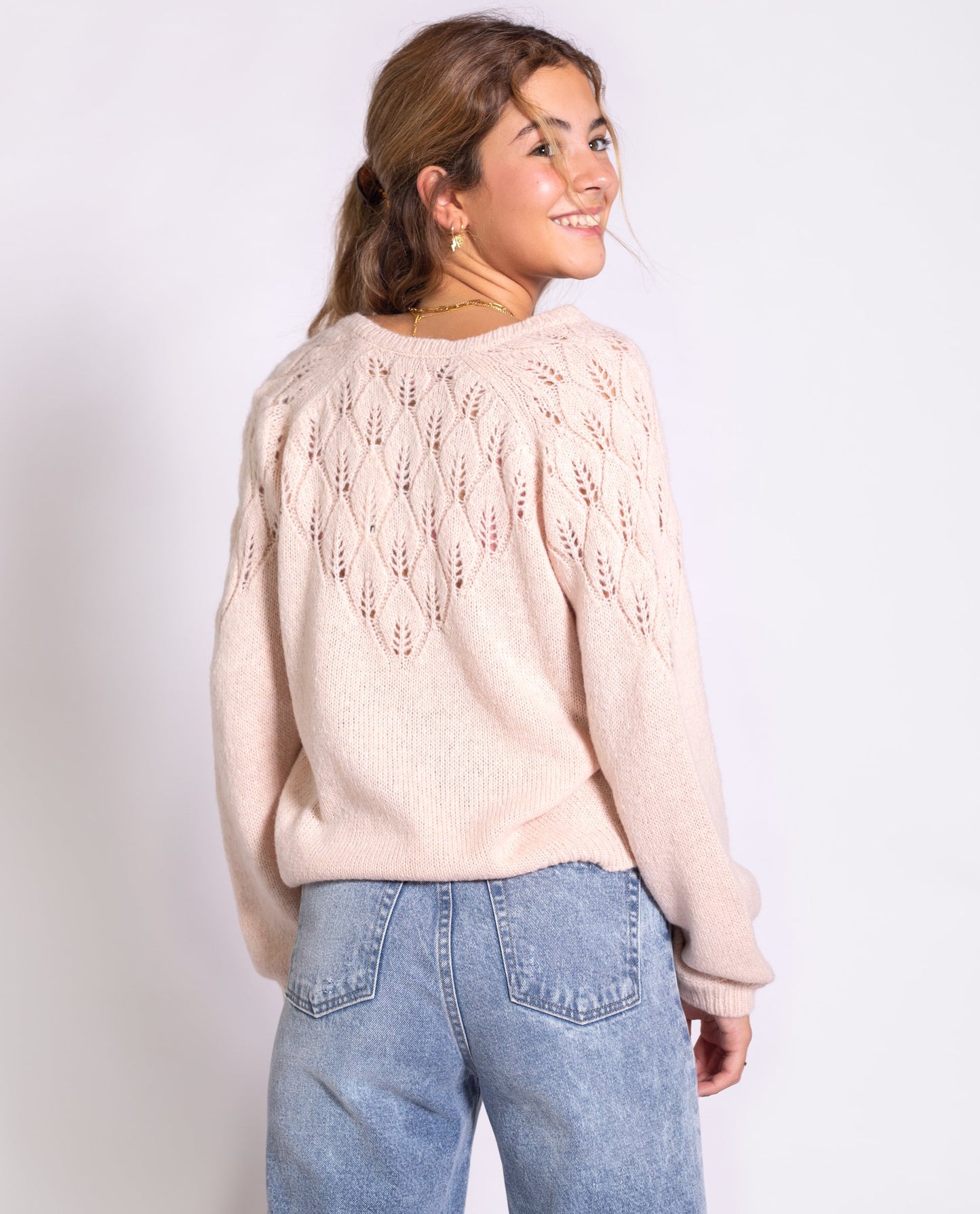 CARDIGAN WANT IT ALL · NUDE