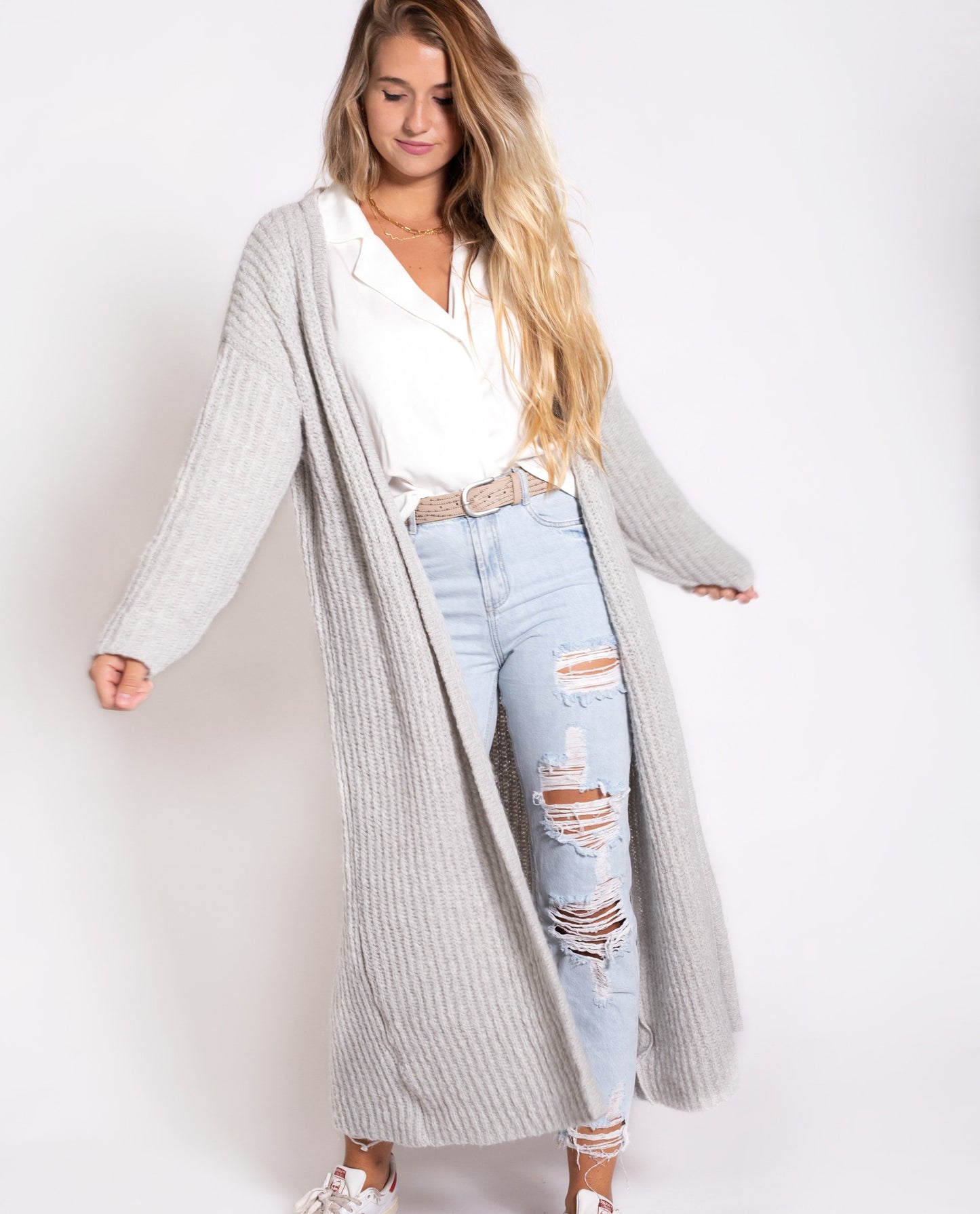 ABRIGO NORDIC | Cardigan maxi mujer con botones | Jerseys y chaquetas THE-ARE