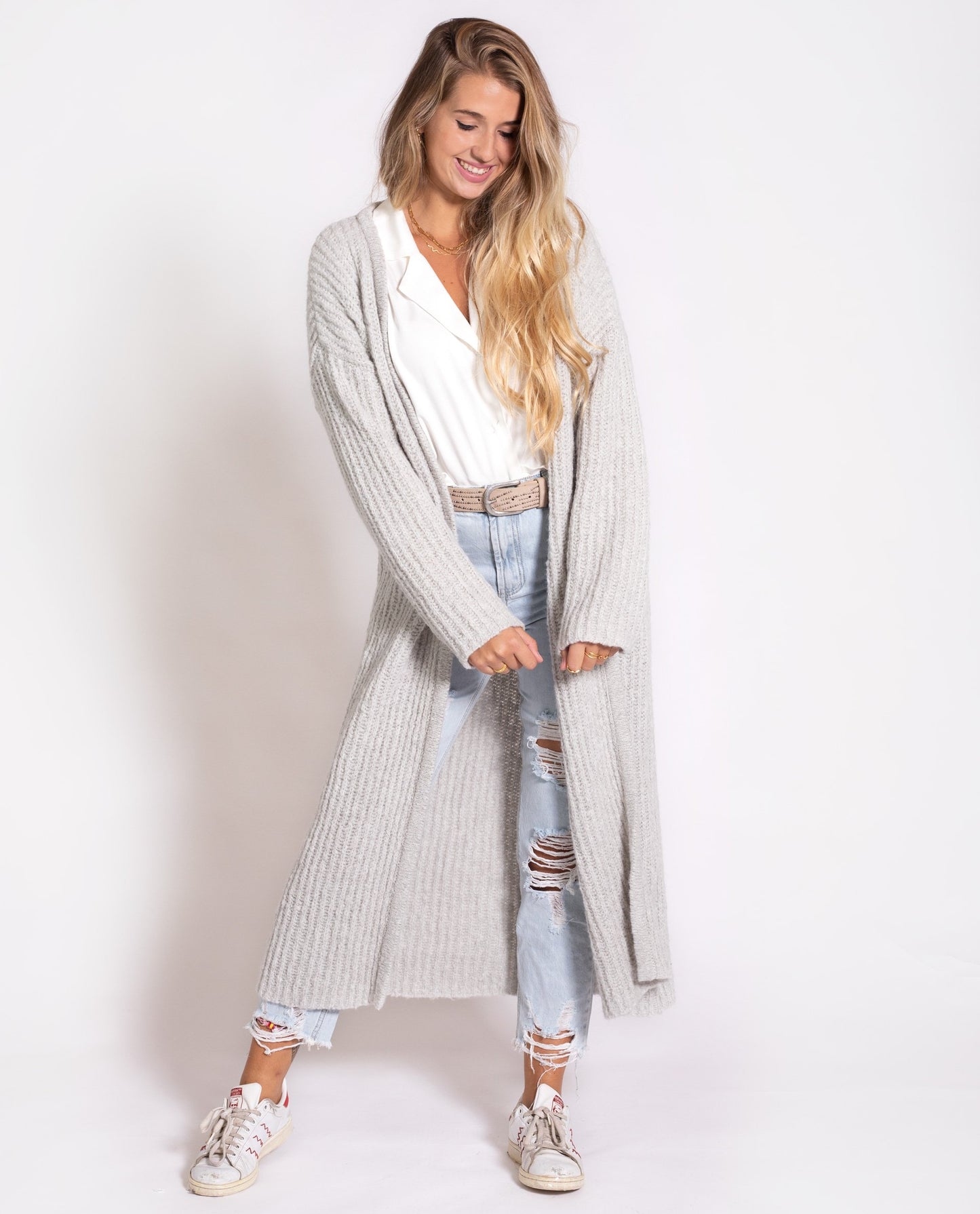 ABRIGO NORDIC | Cardigan maxi mujer con botones | Jerseys y chaquetas THE-ARE