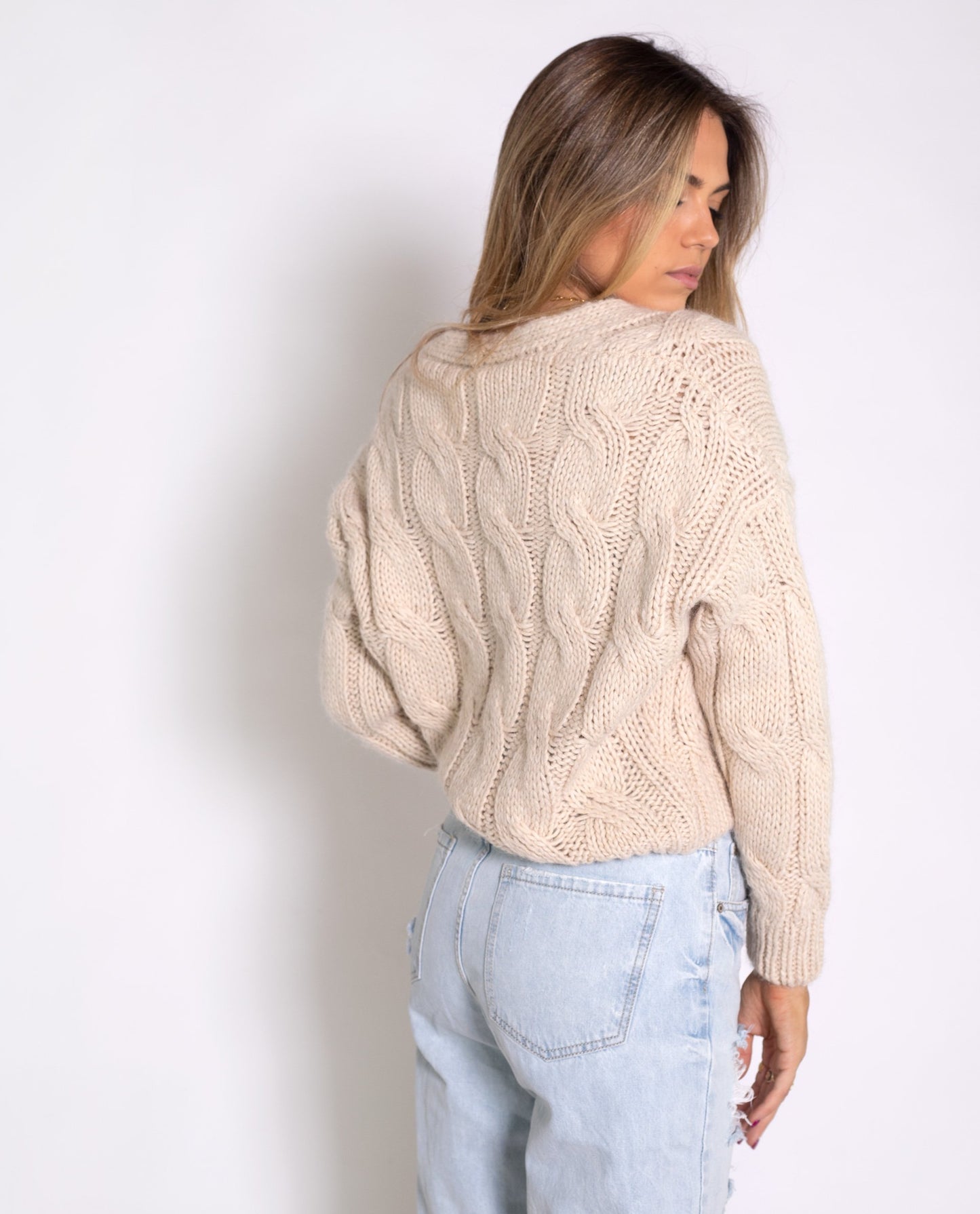 CARDIGAN SUNDAY CHILL · BEIGE